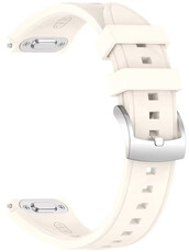 силиконова каишка Ricardo Espace San Bernardo 18mm (за Huawei Watch GT 6, 41mm), Beige