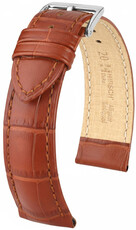 Кожена каишка Hirsch Duke L 01028070NQ-2, кафява, телешка кожа, дължина L