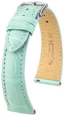 Кожена каишка Hirsch London L 04207081-2, син, алигаторска кожа, дължина L, Quick Release