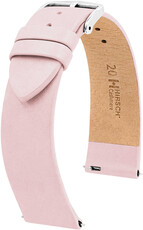 Кожена каишка Hirsch Cashmere M 03902123-2, розова, телешка кожа, дължина M, Quick Release