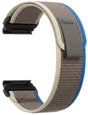 Найлонова каишка Ricardo 22mm (pro Garmin Fenix 8/7/6 (47mm), Epix 2 aj.), сив V7, QuickFit