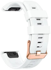 Силиконова каишка Ricardo Campiglio 20mm, White, QuickFit
