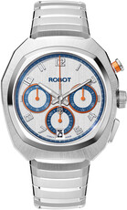 Robot Robotic One Silver 2501ST01 Automatic Chronograph (+ резервна каишка)
