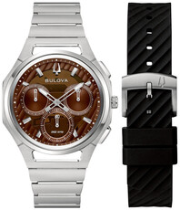 Bulova Curv Quartz 96K117 (+ резервна каишка)