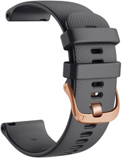 силиконова каишка Ricardo Aprica 18mm, Black, Quick Release