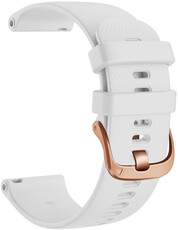 силиконова каишка Ricardo Aprica 20mm, White, Quick Release