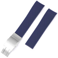 Каучукова каишка Ricardo Caserta premium 21mm (pro Longines), Blue