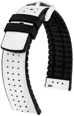 Кожена каишка Hirsch Tiger L 0915002000-2, бяла, телешка кожа, дължина L, Quick Release