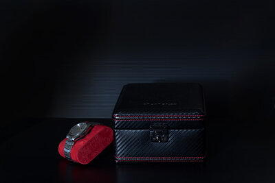 Калъф за часовник Friedrich Lederwaren Carbon 32049-2