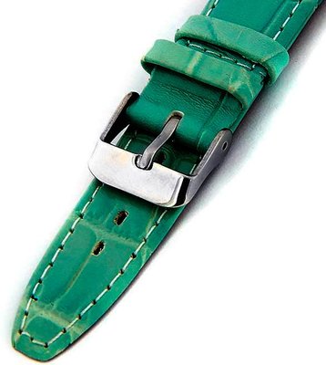 Унисекс зелена кожена каишка W-309-J5