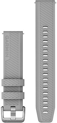 Силиконова каишка Garmin 20mm, Powder Grey, Quick Release, 010-12925-00