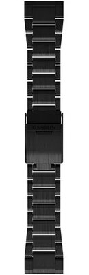 Титаниева верижка Garmin 26mm (за Garmin Fenix 8/7X/6X (51mm), Tactix и др.), черна V2, QuickFit, 010-12580-00