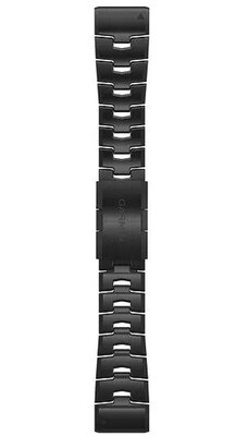 Титаниева верижка Garmin 26mm (за Garmin Fenix 8/7X/6X (51mm), Tactix и др.), черна V1, QuickFit, 010-12864-09
