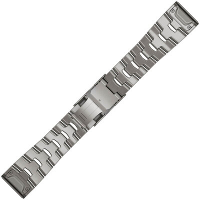 Титаниева верижка Garmin 26mm (за Garmin Fenix 8/7X/6X (51mm), Tactix и др.), сива, QuickFit, 010-12864-08