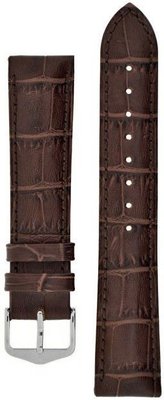 Кожена каишка Hirsch Duke L 01028010-2, кафява, дължина L, Quick Release