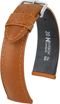 Светлокафява кожена каишка Hirsch Camelgrain Pro Skin L 01009010-2