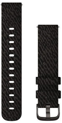 Найлонова каишка Garmin 20mm (за Venu, Venu Sq, Venu 2 plus и др.), черна V1, Quick Release, 010-12924-13