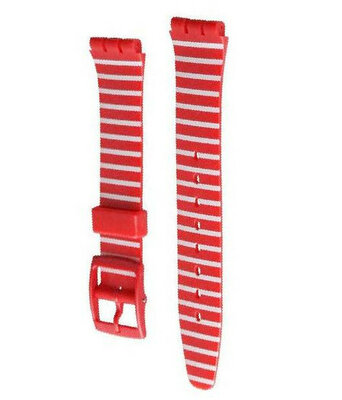Дамски червен часовник с пластмасова каишка Swatch AGR154I