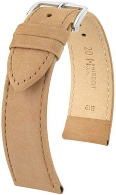 Бежова кожена каишка Hirsch Osiris L 03433090-2 (Teletina)