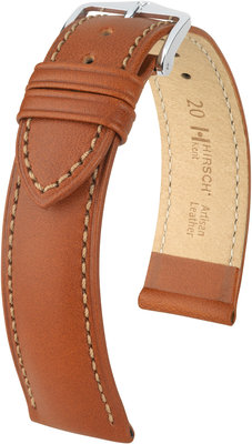 Kожена каишка Hirsch Kent L 01002070-2, кафява, телешка кожа, удължена дължина