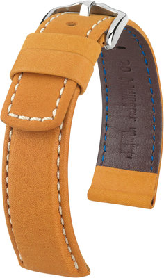 Кафява кожена каишка Hirsch Mariner L 14502170-2 (Teletina)