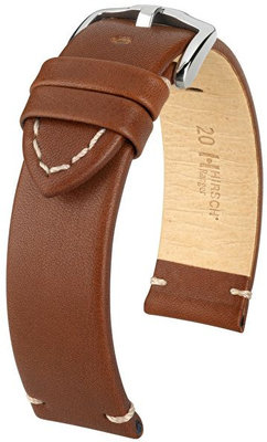 Кафява кожена каишка Hirsch Ranger L 05402070-2 (Teletina)