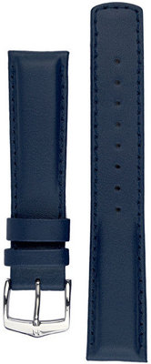 каучукова каишка Hirsch Runner L 04002080-2, синя, телешка кожа/натурален каучук, дължина L, Quick Release