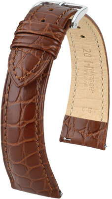 Тъмнокафява кожена каишка Hirsch Aristocrat L 03828010-2 (Teletina)