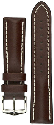 Кожена каишка Hirsch Heavy Calf L 01475010-2, кафява, телешка кожа, дължина L, Quick Release