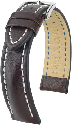 Тъмнокафява кожена каишка Hirsch Heavy Calf L 01475010-2 (Teletina)