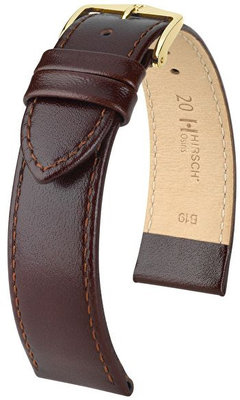 Тъмнокафява кожена каишка Hirsch Osiris M 03475110-1 (Teletina)