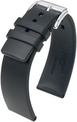 Черна каишка Hirsch Pure L 40538850-2 (естествен каучук)