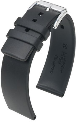 Черна каишка Hirsch Pure XL 40438850-2 (естествен каучук)