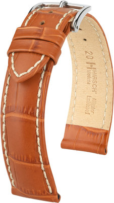 Светлокафява кожена каишка Hirsch Modena L 10302875-2 (Teletina)