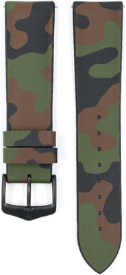 Каучукова каишка Hirsch John L 0925088040-5, камуфлажна, природен каучук, дължина L, Quick Release