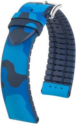 Синя каишка Hirsch John L 0928088080-2 (естествен каучук)