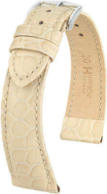 Бежова кожена каишка Hirsch Aristocrat L 03828090-2 (Teletina)