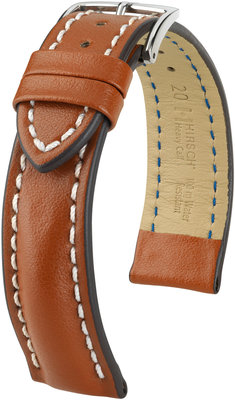 Кафява кожена каишка Hirsch Heavy Calf L 01475070-2 (Teletina)
