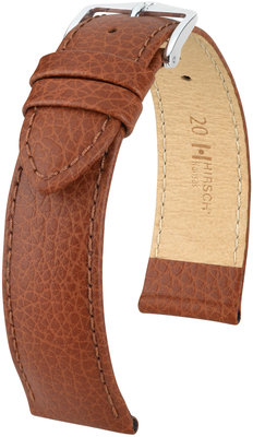 Кафява кожена каишка Hirsch Kansas L 01502070-2 (Teletina)