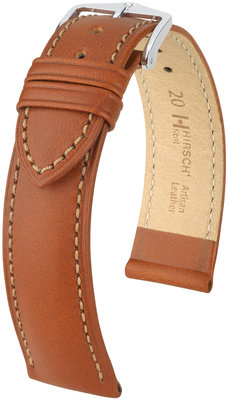 Кафява кожена каишка Hirsch Kent M 01002170-2 (Teletina)