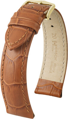 Светлокафява кожена каишка Hirsch Duke M 01028175-1 (Teletina)