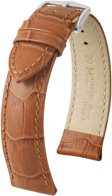 Светлокафява кожена каишка Hirsch Duke L 01028075-2 (Teletina)