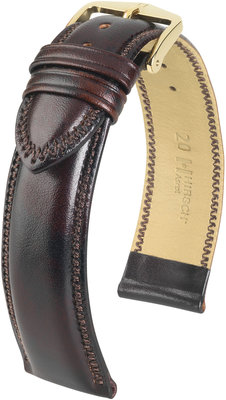 Тъмнокафява кожена каишка Hirsch Ascot L 01575010-1 (Teletina)