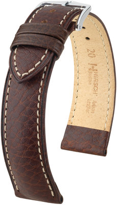 Тъмнокафява кожена каишка Hirsch Boston L 01302010-2 (Teletina)