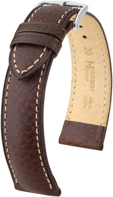 Тъмнокафява кожена каишка Hirsch Boston M 01302110-2 (Teletina)