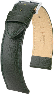 Зелена кожена каишка Hirsch Kansas L 01502040-2 (Teletina)