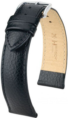 Черна кожена каишка Hirsch Kansas XL 01502250-2 (Teletina)