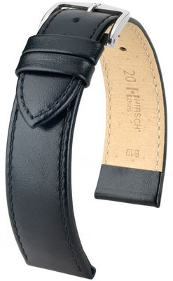 Черна кожена каишка Hirsch Osiris XL 03475250-2 (Teletina)