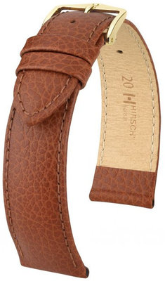 Кафява кожена каишка Hirsch Kansas M 01502170-1 (Teletina)