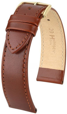 Кафява кожена каишка Hirsch Osiris L 03475015-1 (Teletina)